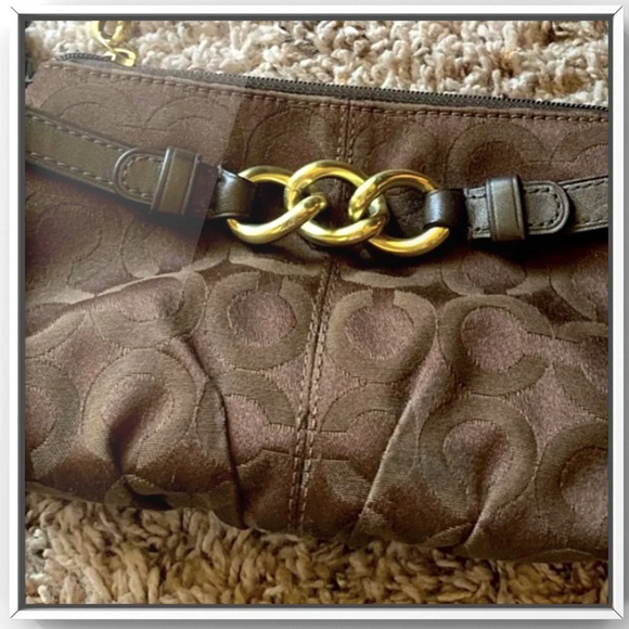 Authentic Rare Coach wristlet (Large- 8.5” Long)